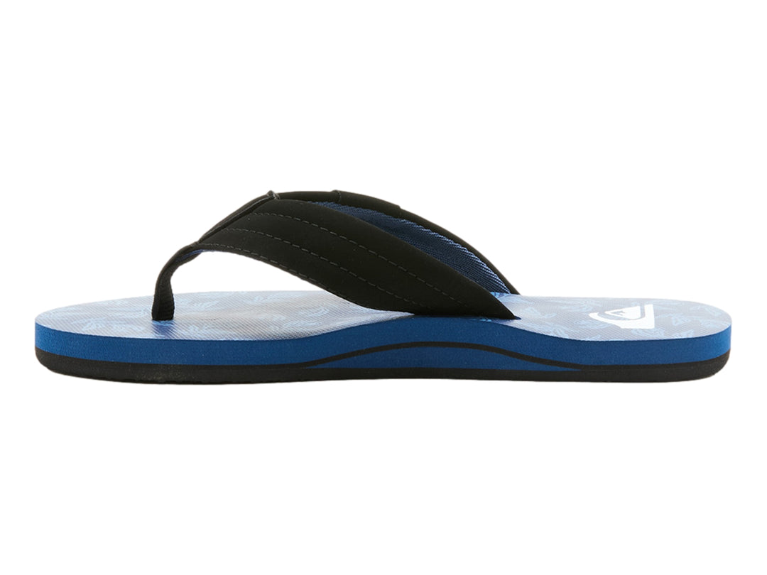 Sandalias Quiksilver Makaha Layback Negro y Azul para Hombre