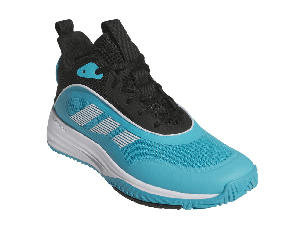 Tenis deportivos Adidas OwnTheGame 3.0 en color azul y negro con suela blanca.