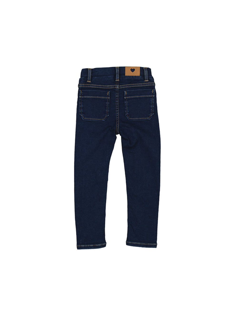 Pantalones tipo tejano en color azul superoscuro para niños.