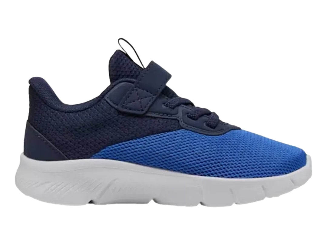 Tenis Puma FlexFocus Modern Azul y Blanco para Niño