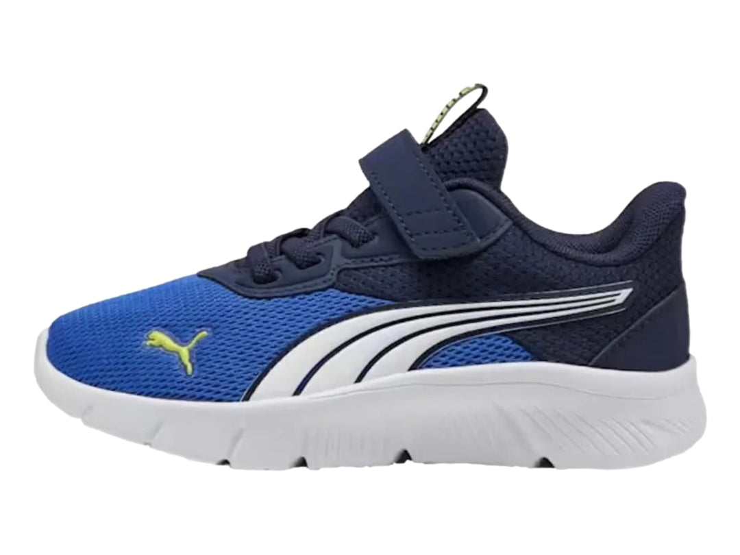 Tenis Puma FlexFocus Modern Azul y Blanco para Niño