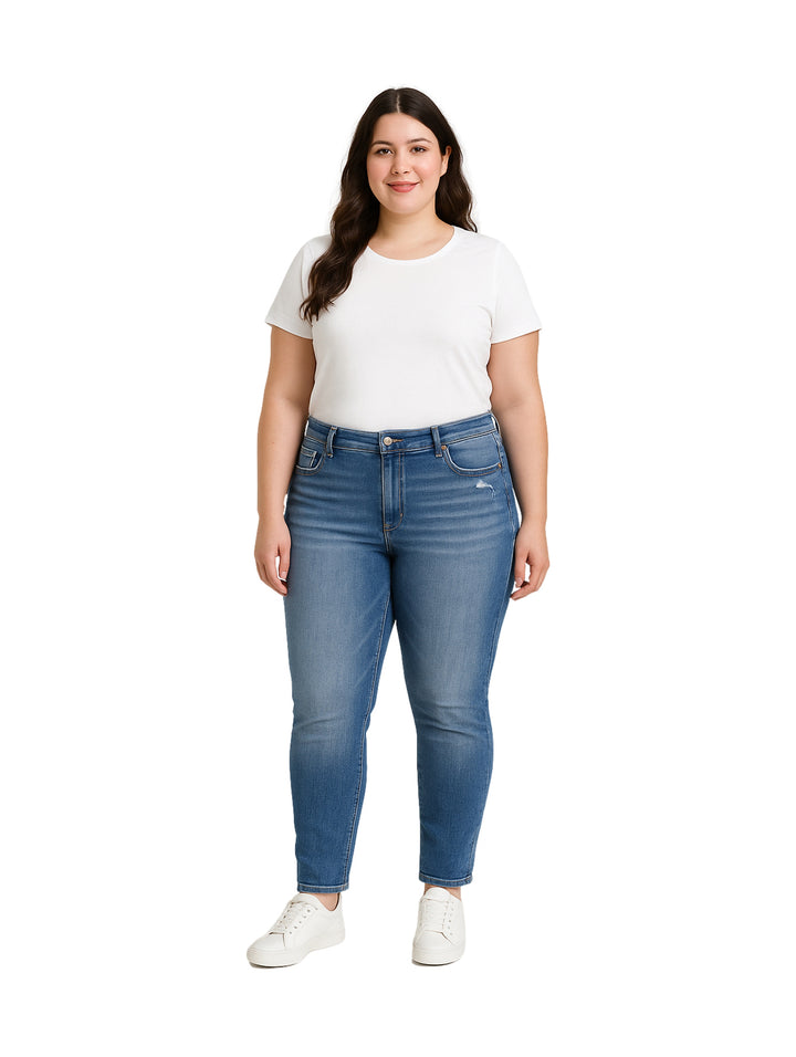 Jeans Max Denim Skinny Azul para Mujer