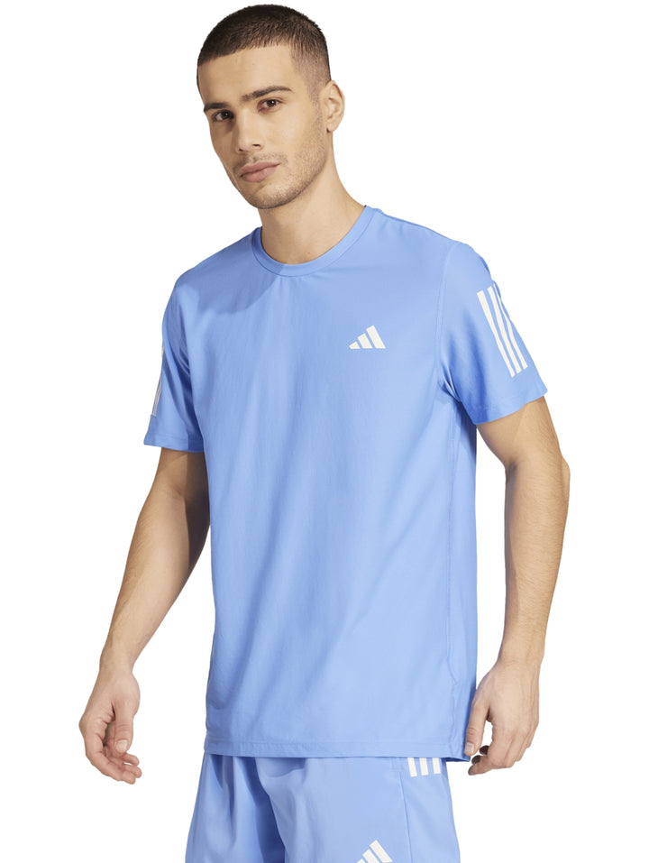 Playera Adidas Own The Run Azul para Hombre