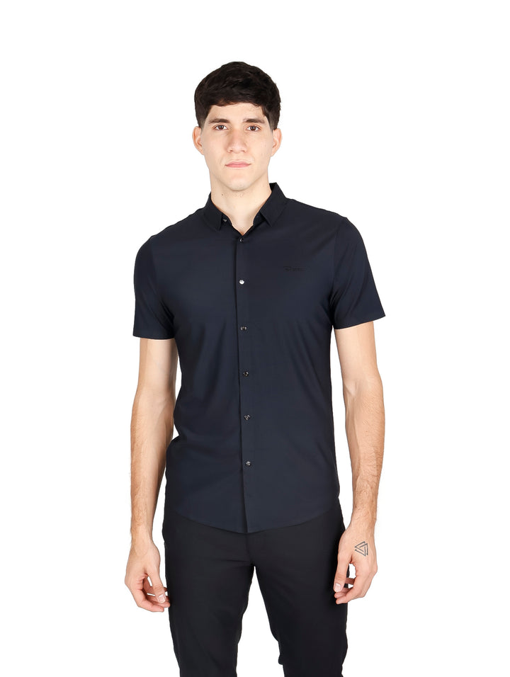 Camisa Bratto Manga Corta Negro para Hombre