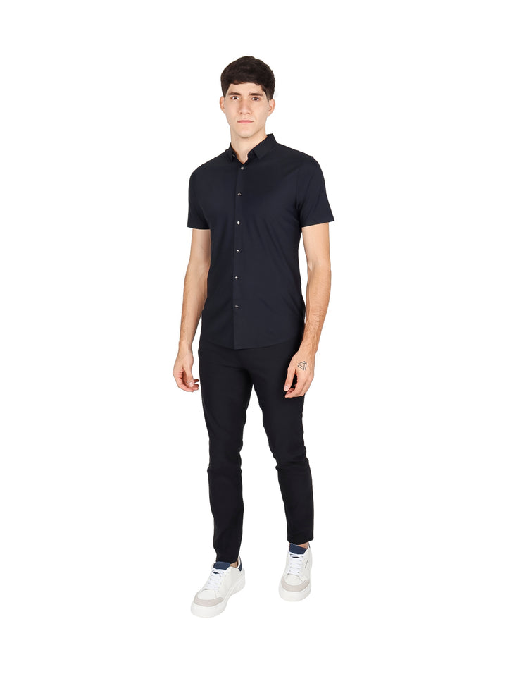 Camisa Bratto Manga Corta Negro para Hombre