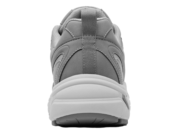 Tenis Flexi modelo Gibson en color gris con suela blanca y detalles sintéticos.