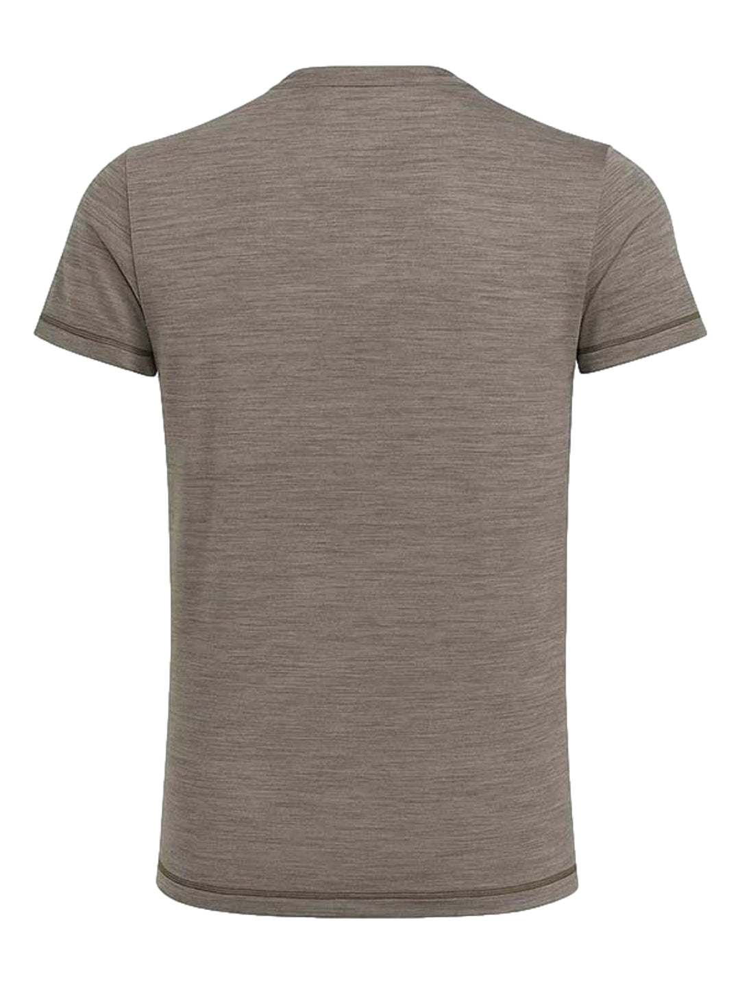 Camiseta deportiva Reebok de manga corta en color verde militar jaspeado con logo en el pecho.