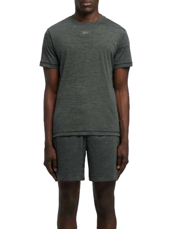 Playera Reebok ID Train Melange Tech Negro para Hombre