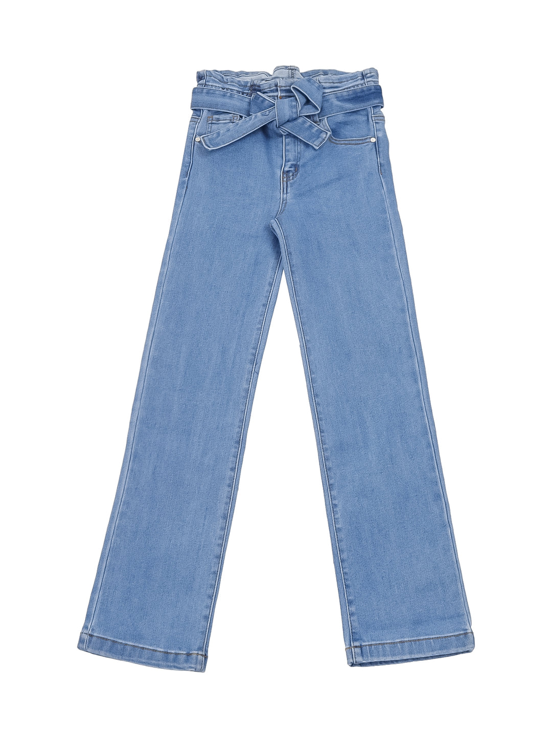 Pantalón Wide Leg Kahua Jeans Color Stone para Niña