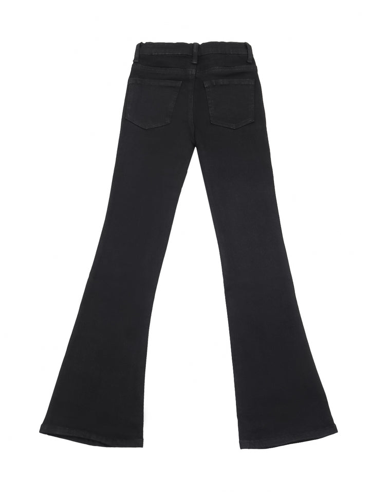 Pantalón Kahua Jeans Boot Cut Negro para Niña