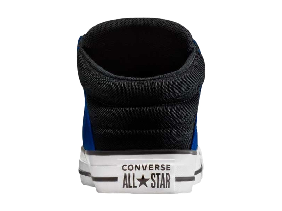 Tenis Converse Chuck Taylor All Star Axel color azul con suela blanca y detalles negros para niño.