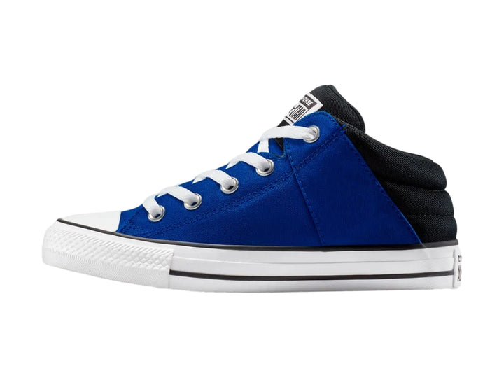 Tenis Converse Chuck Taylor All Star Axel color azul con suela blanca y detalles negros para niño.
