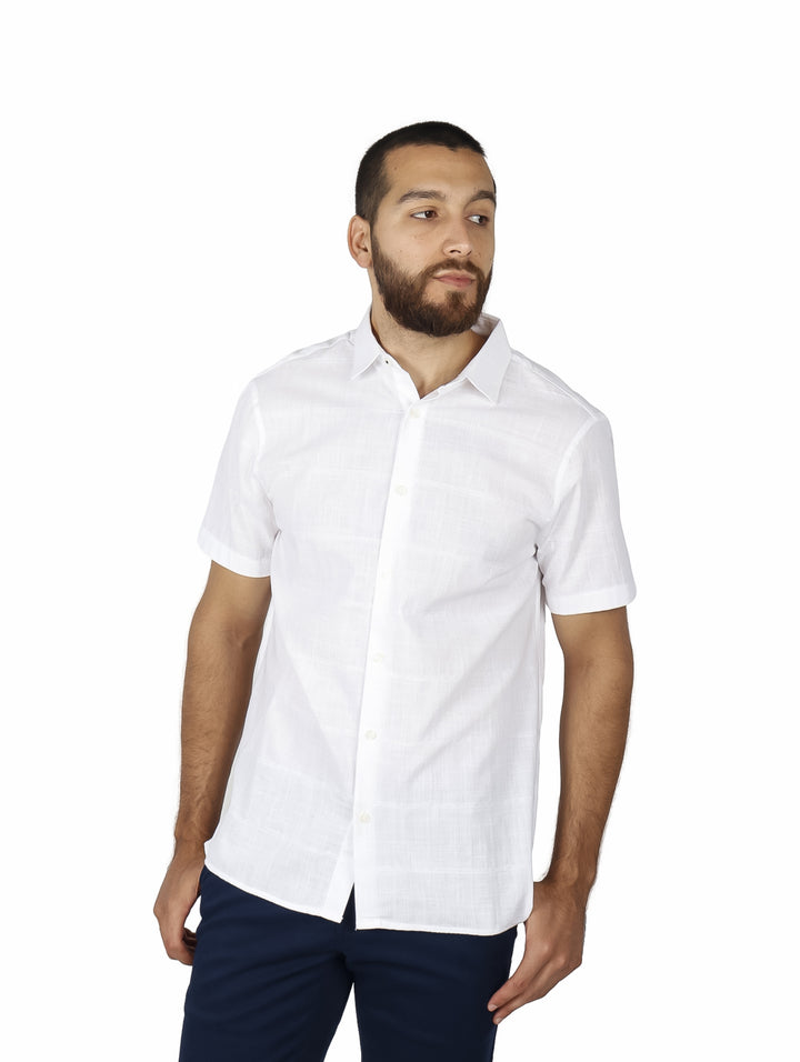 Camisa Perry Ellis Blanco para Hombre