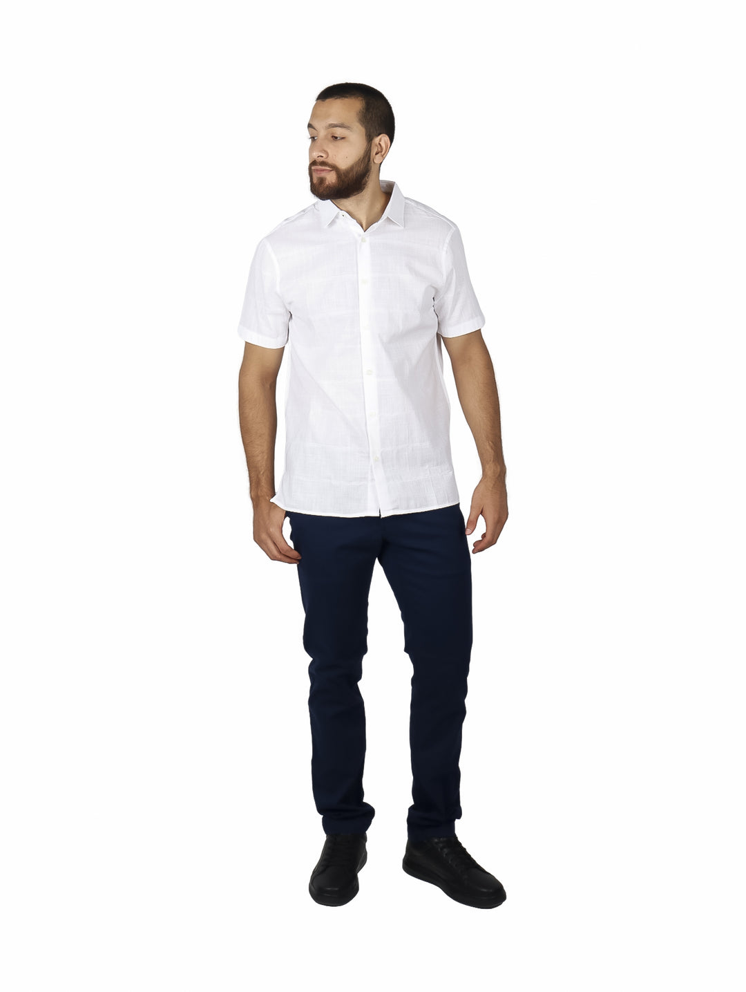 Camisa Perry Ellis Blanco para Hombre