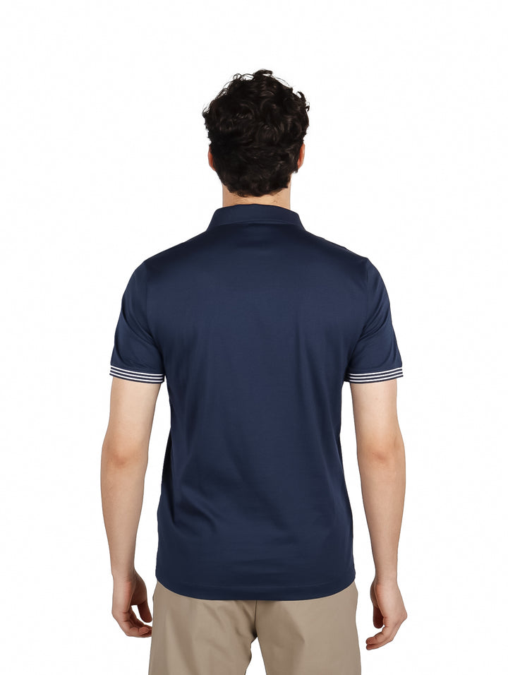 Playera Polo Perry Ellis Azul Marino para Hombre