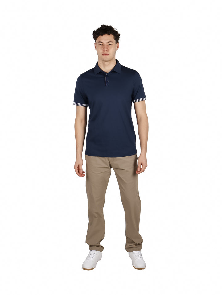 Playera Polo Perry Ellis Azul Marino para Hombre
