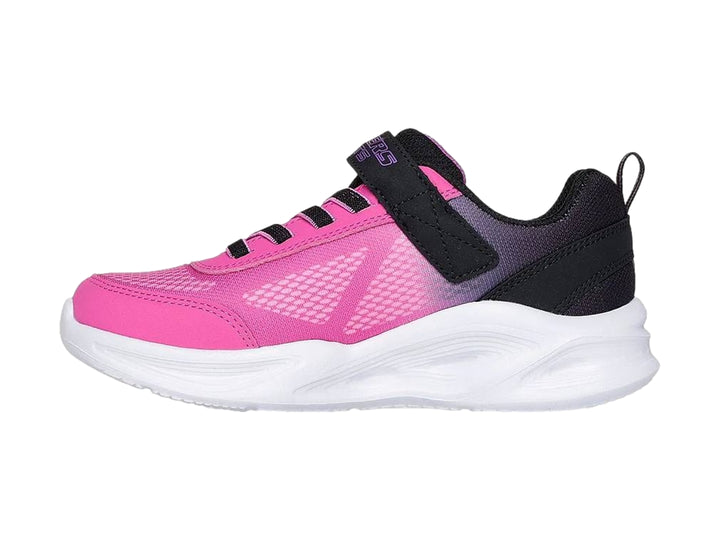 Tenis Skechers Sola Glow Negro y Rosa para Niña