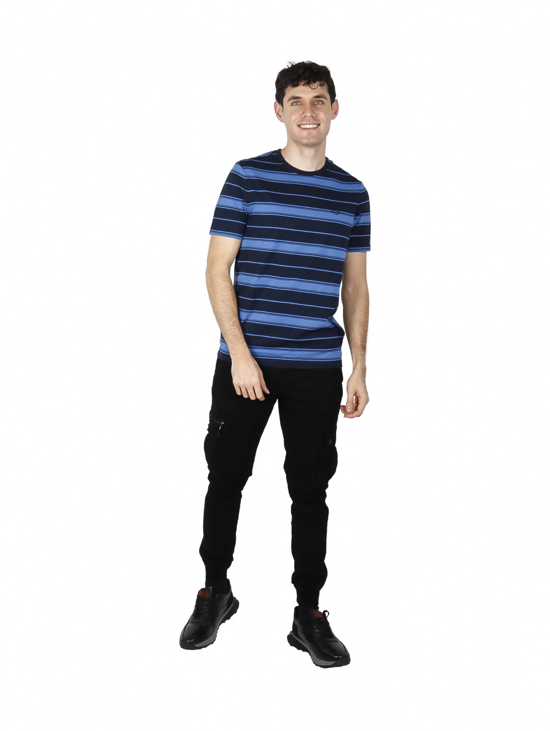 Playera Perry Ellis Azul Dark Sapphire para Hombre