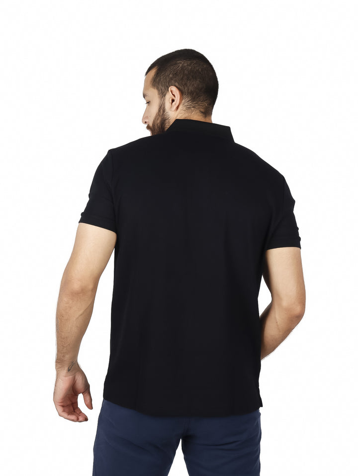 Playera Polo Perry Ellis Negro para Hombre