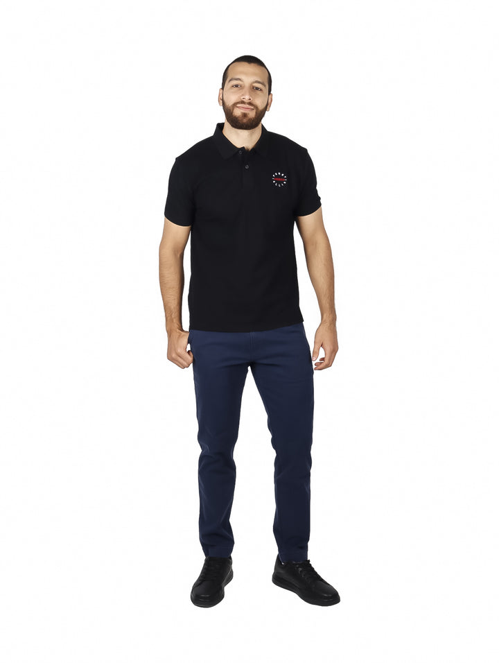 Playera Polo Perry Ellis Negro para Hombre