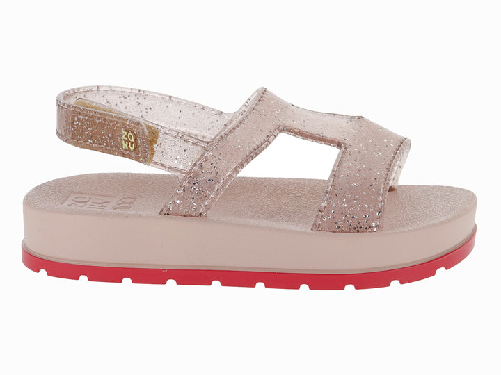 Sandalias ZAXI Nude Glitter para Niña