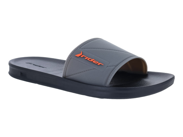 Sandalias Rider Street Slide Negro y Gris para Hombre