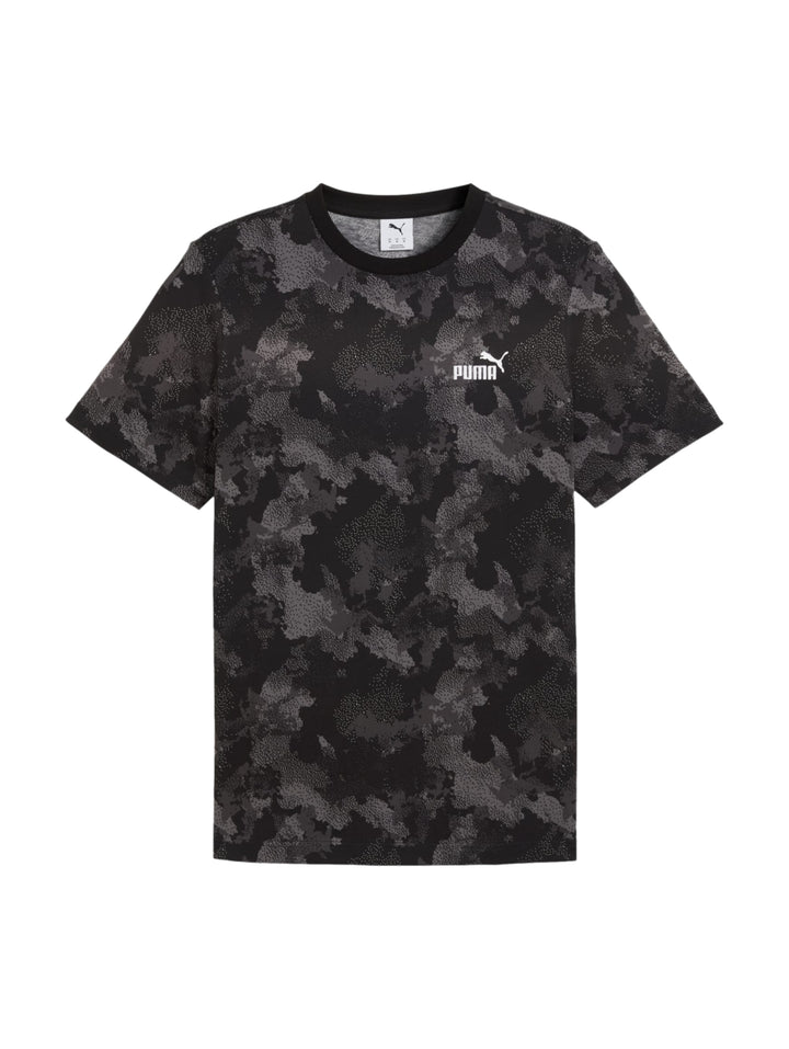 Playera PUMA Ess Camo AOP Negro para Hombre
