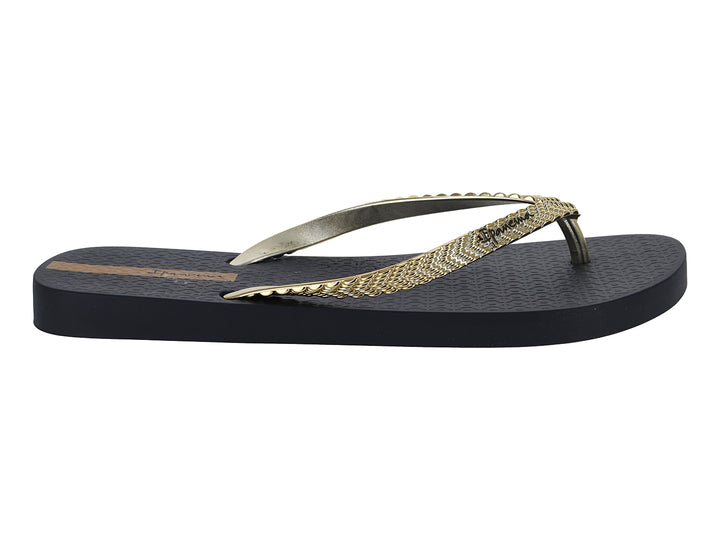 Sandalias Ipanema Negro Oro Beige para Mujer