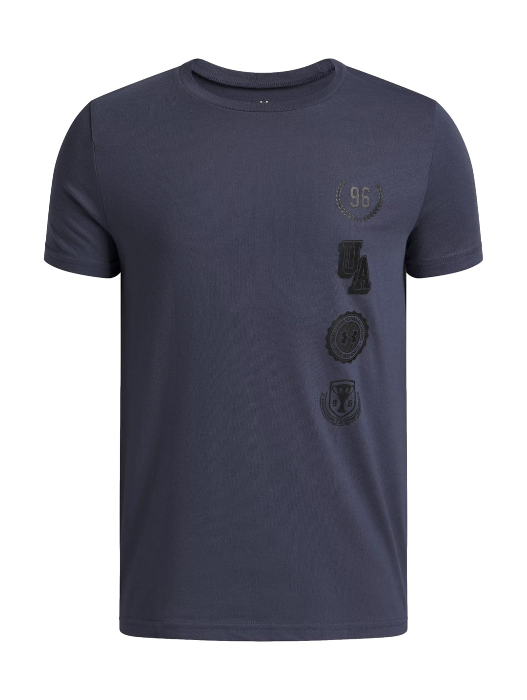 Playera Under Armour College Crest Logo Gris para Niño