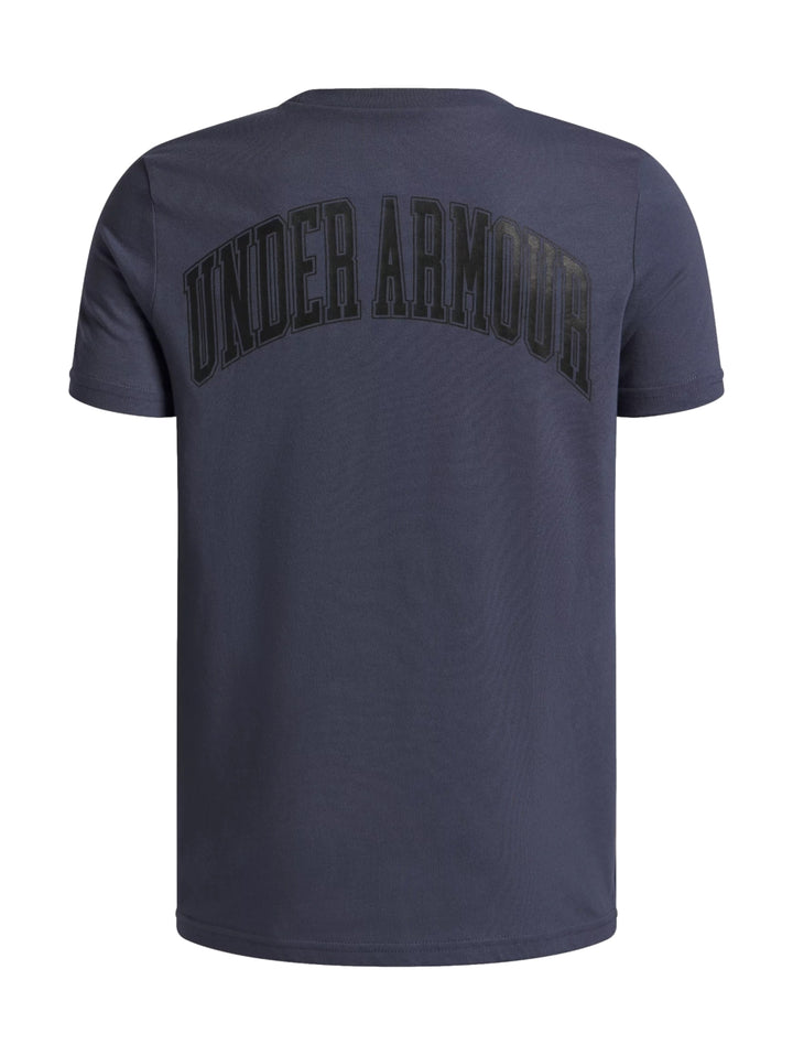 Playera Under Armour College Crest Logo Gris para Niño