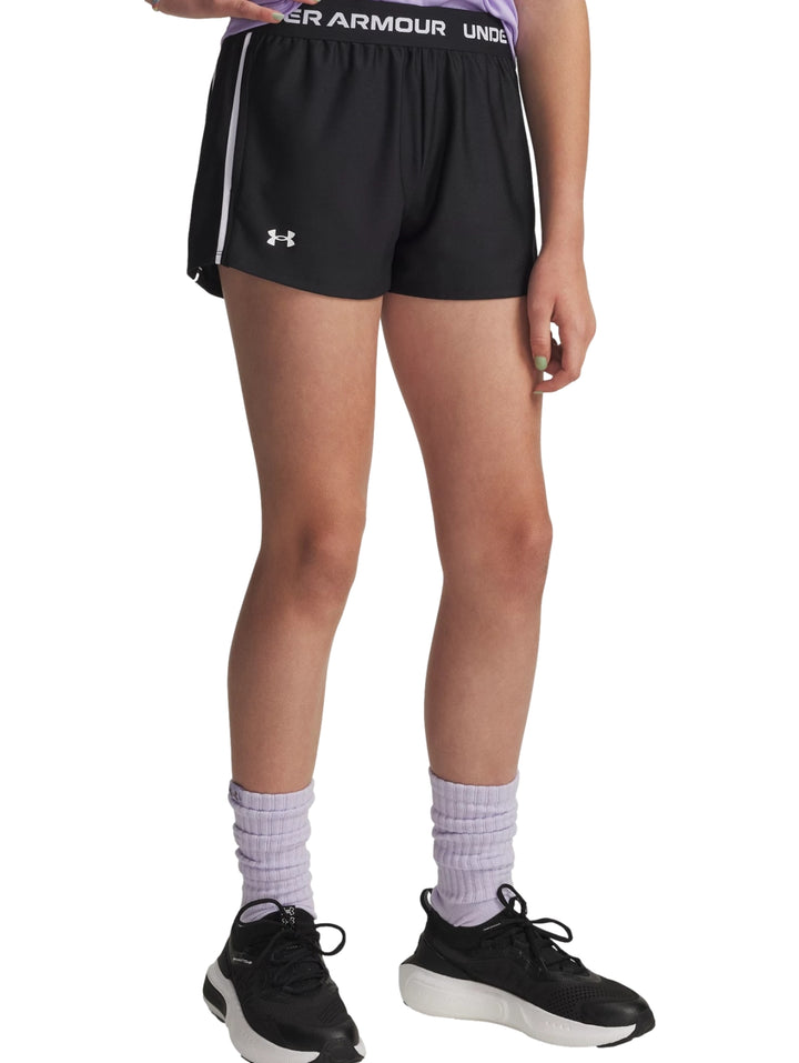 Short Under Armour G Tech Play Up Negro para Nina