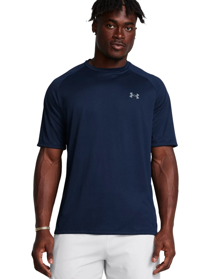 Playera Under Armour Tech 2.0 Azul Marino para Hombre