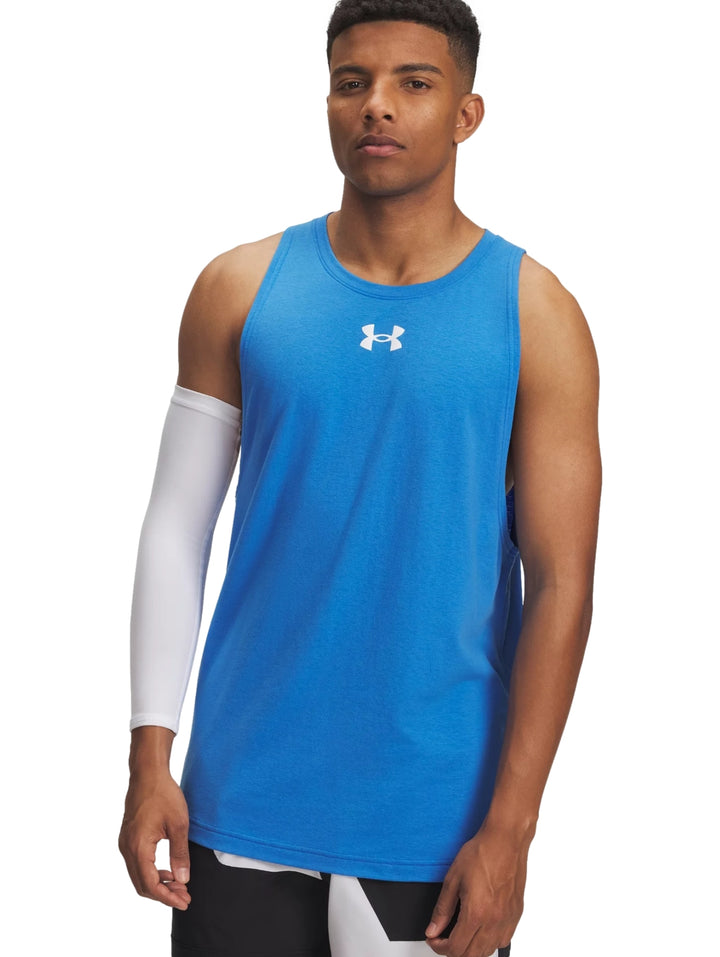Playera Under Armour Zone Tank Azul para Hombre