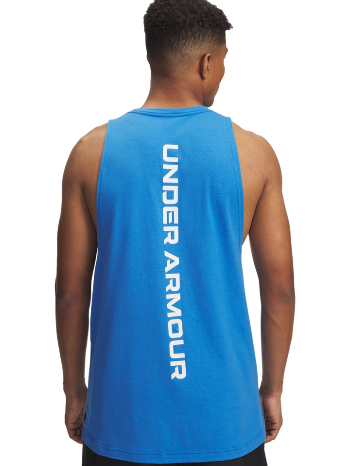 Playera Under Armour Zone Tank Azul para Hombre