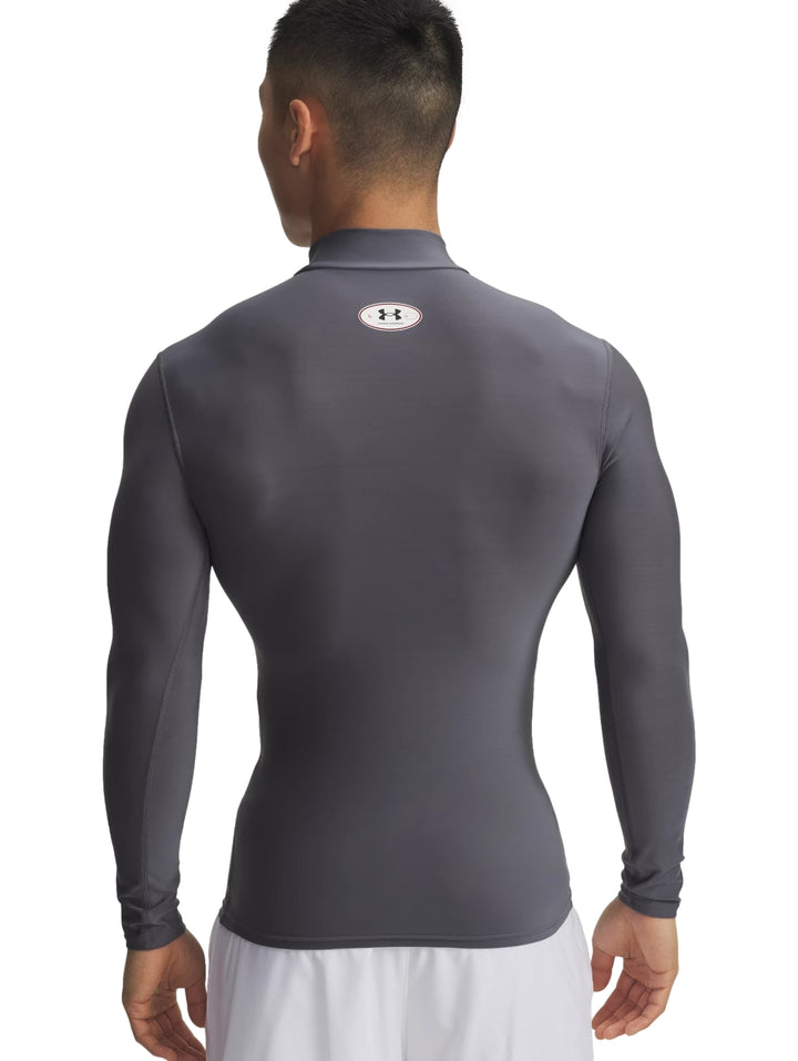 Playera Under Armour Compresión Manga Larga Gris para Hombre