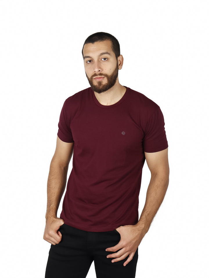 Playera Authentic Lyon Color Vino para Hombre