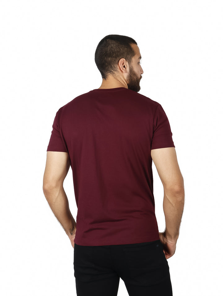 Playera Authentic Lyon Color Vino para Hombre