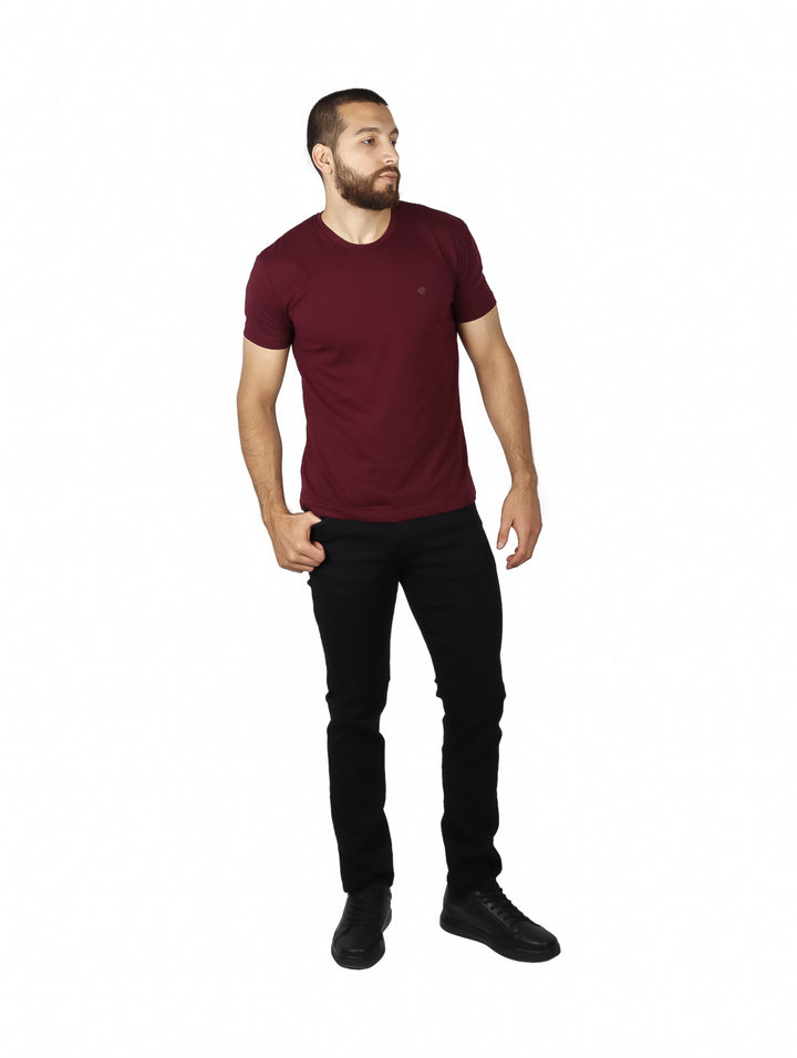 Playera Authentic Lyon Color Vino para Hombre