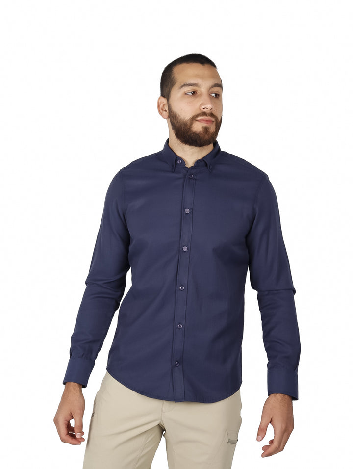 Camisa Authentic Lyon Azul Marino para Hombre