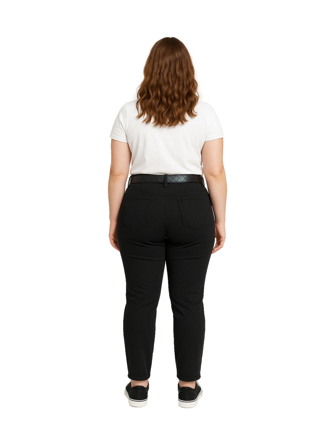 Pantalón NYD Jeans de Vinipiel Negro para Mujer