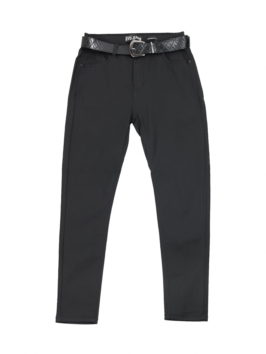 Pantalón NYD Jeans de Vinipiel Negro para Mujer