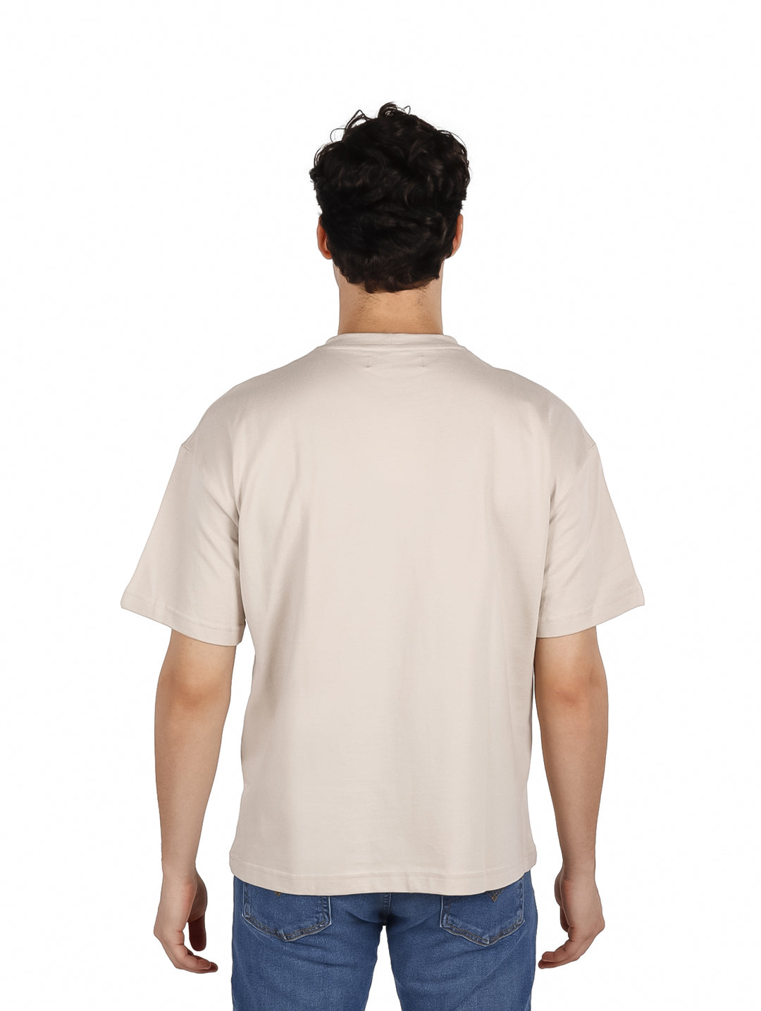 Playera Authentic Lyon Oversize Beige para Hombre