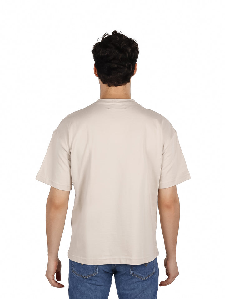 Playera Authentic Lyon Oversize Beige para Hombre