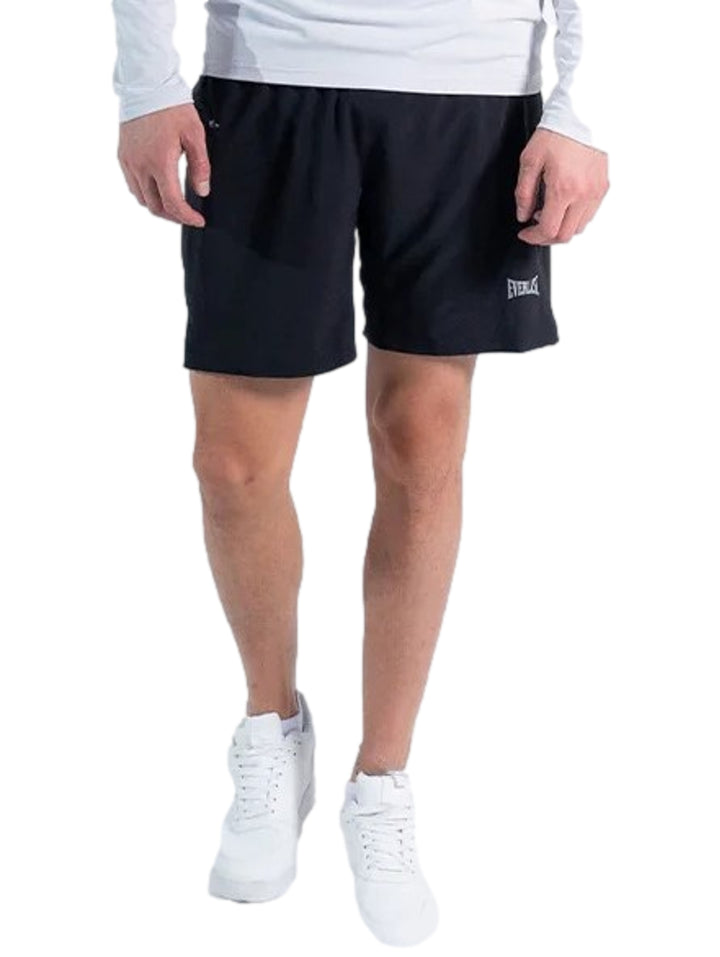 Short deportivo color negro de la marca Everlast para hombre.