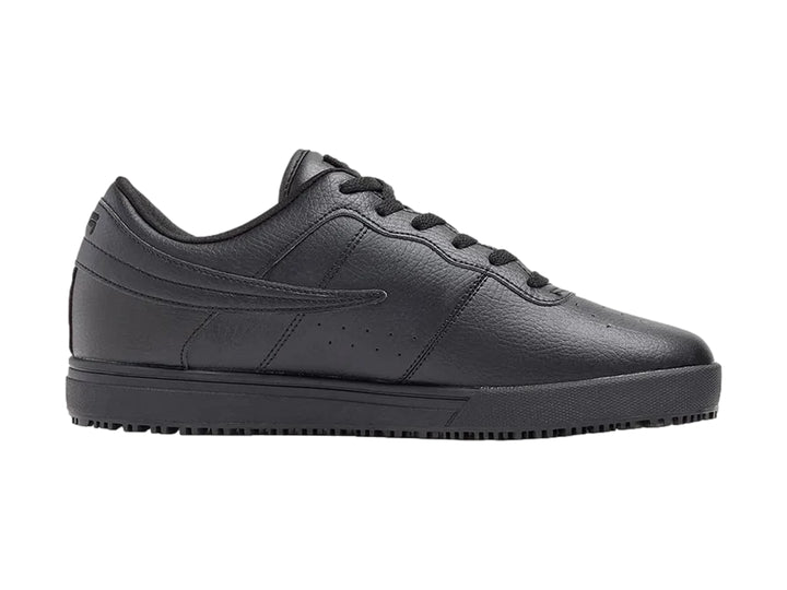 Tenis FILA Vulcanizados Low en color negro total para niño.