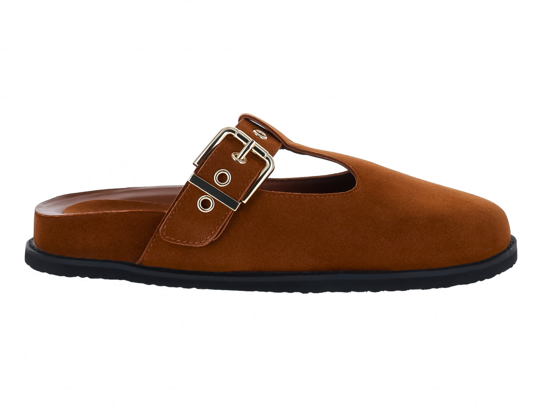 Zuecos Perugia Color Camel para Mujer