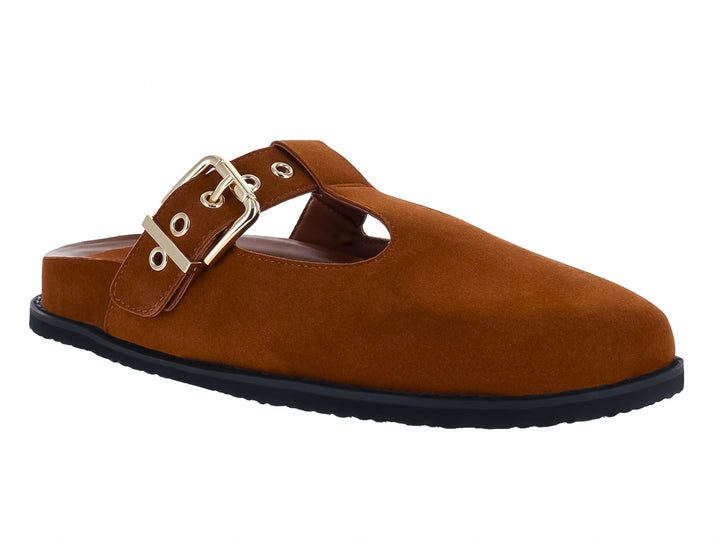 Zuecos Perugia Color Camel para Mujer