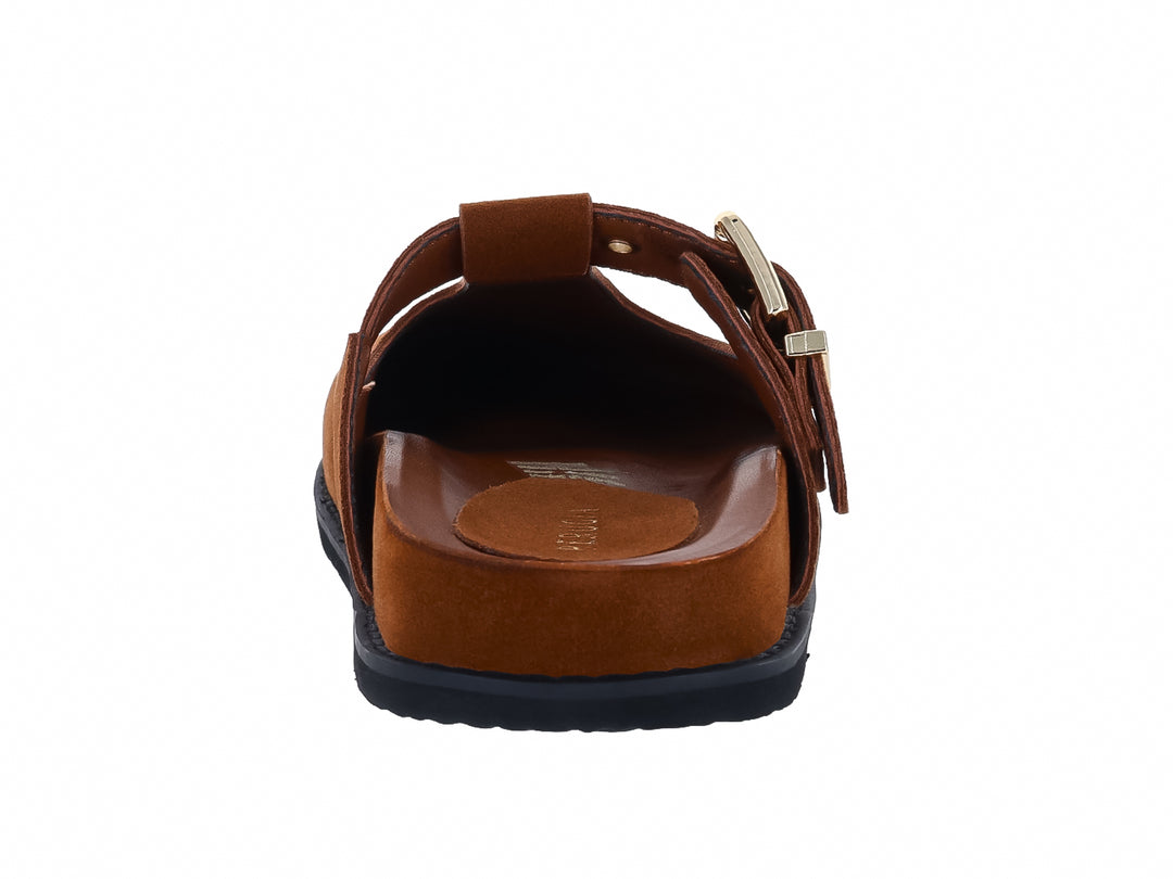 Zuecos Perugia Color Camel para Mujer