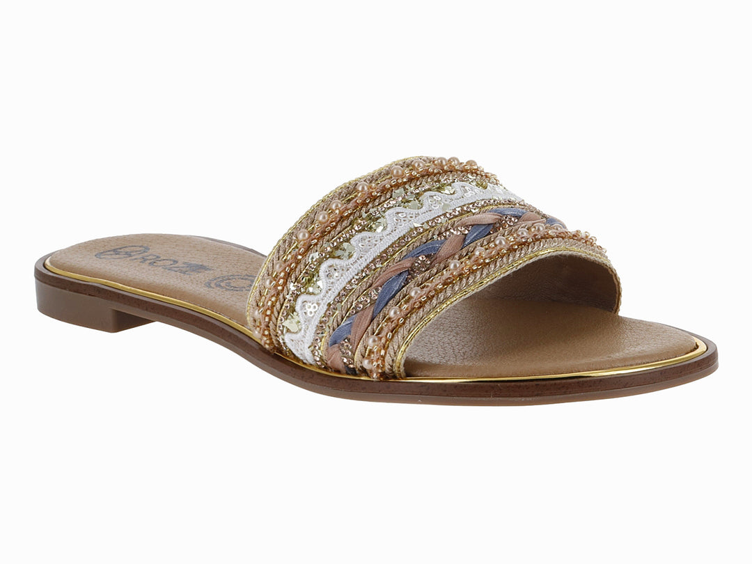 Sandalias ROZE Color Oro para Mujer