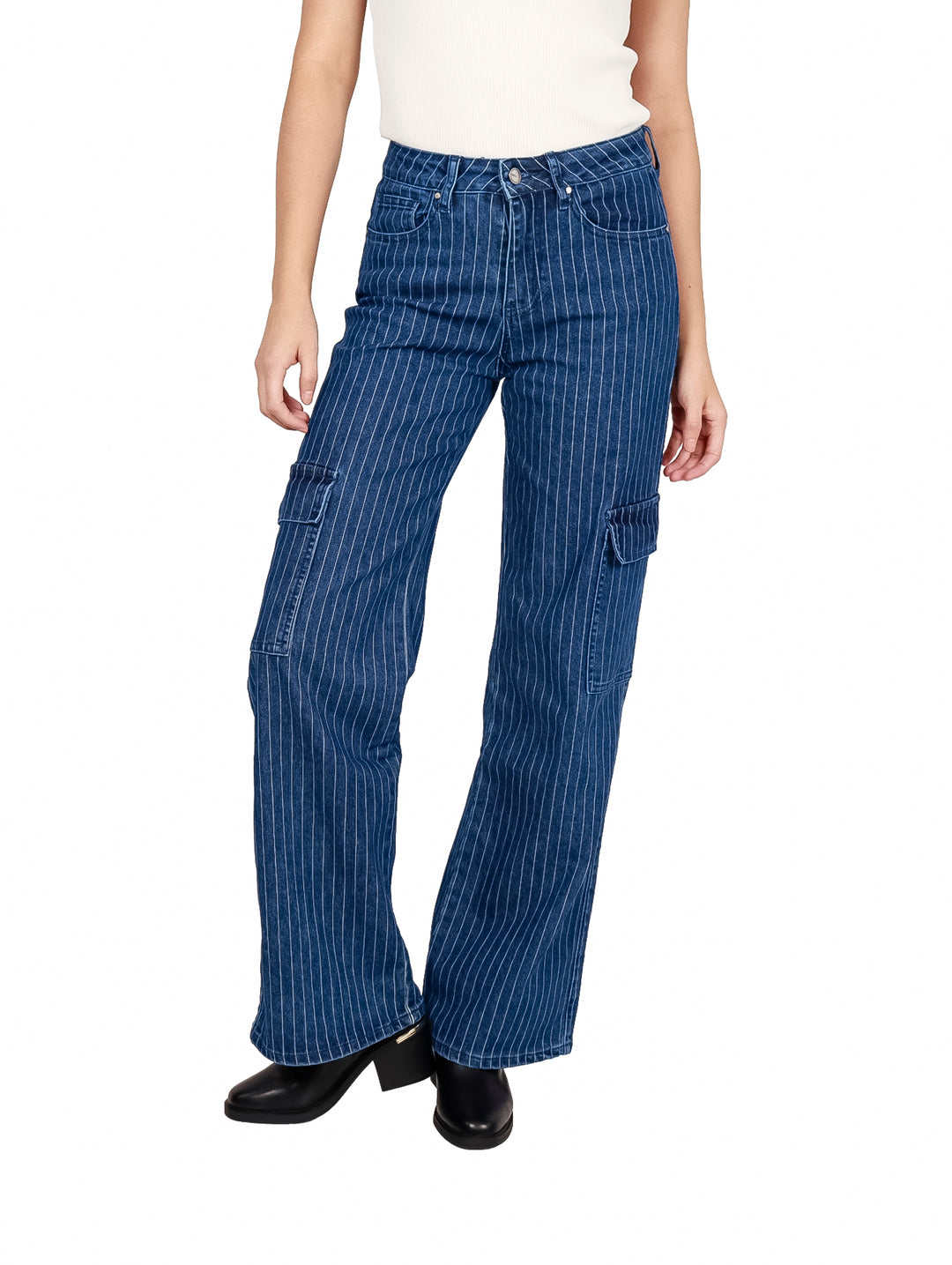 Pantalones KOSCH Corte Recto Azul para Mujer
